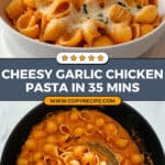Creamy Cheesy Chicken Pasta Recipe