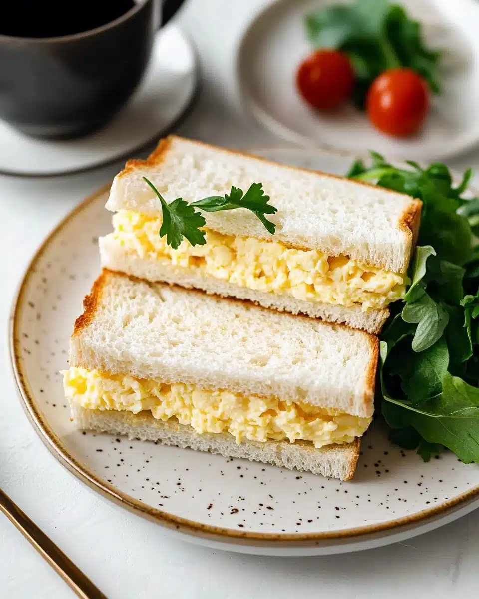 Japanese Egg Sandwich (Tamago Sando) Recipe