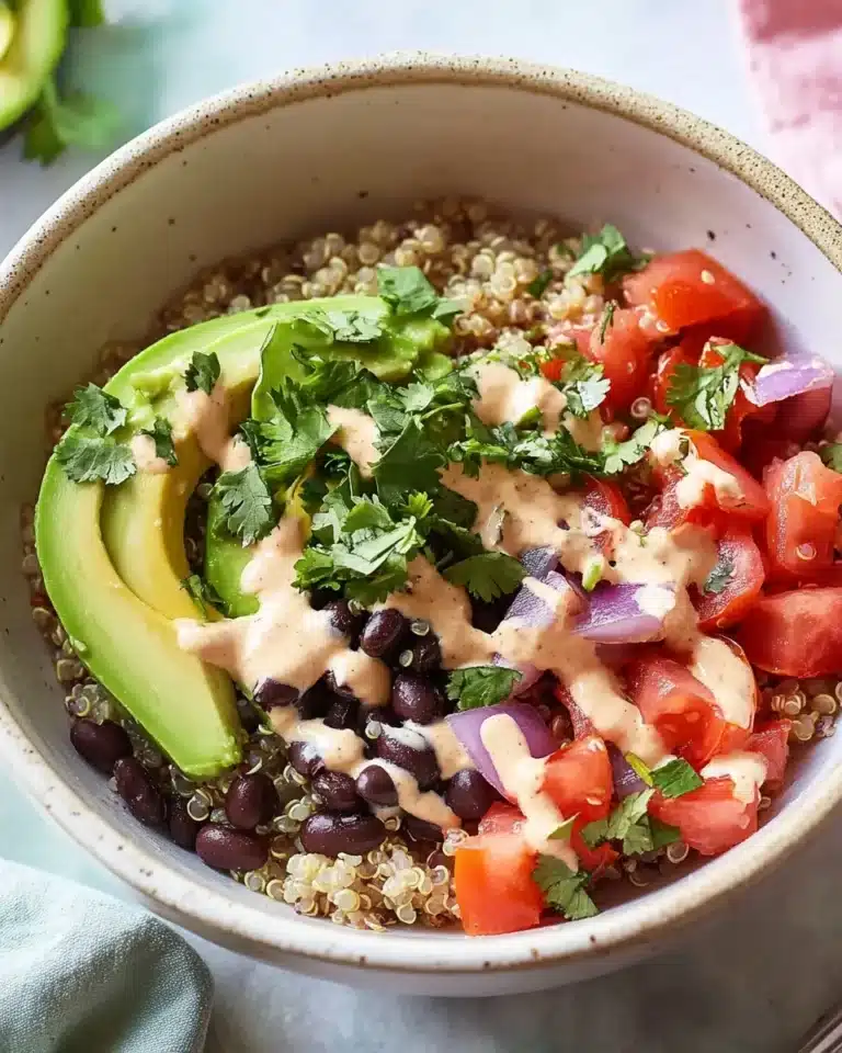 Black Bean–Quinoa Bowl Recipe