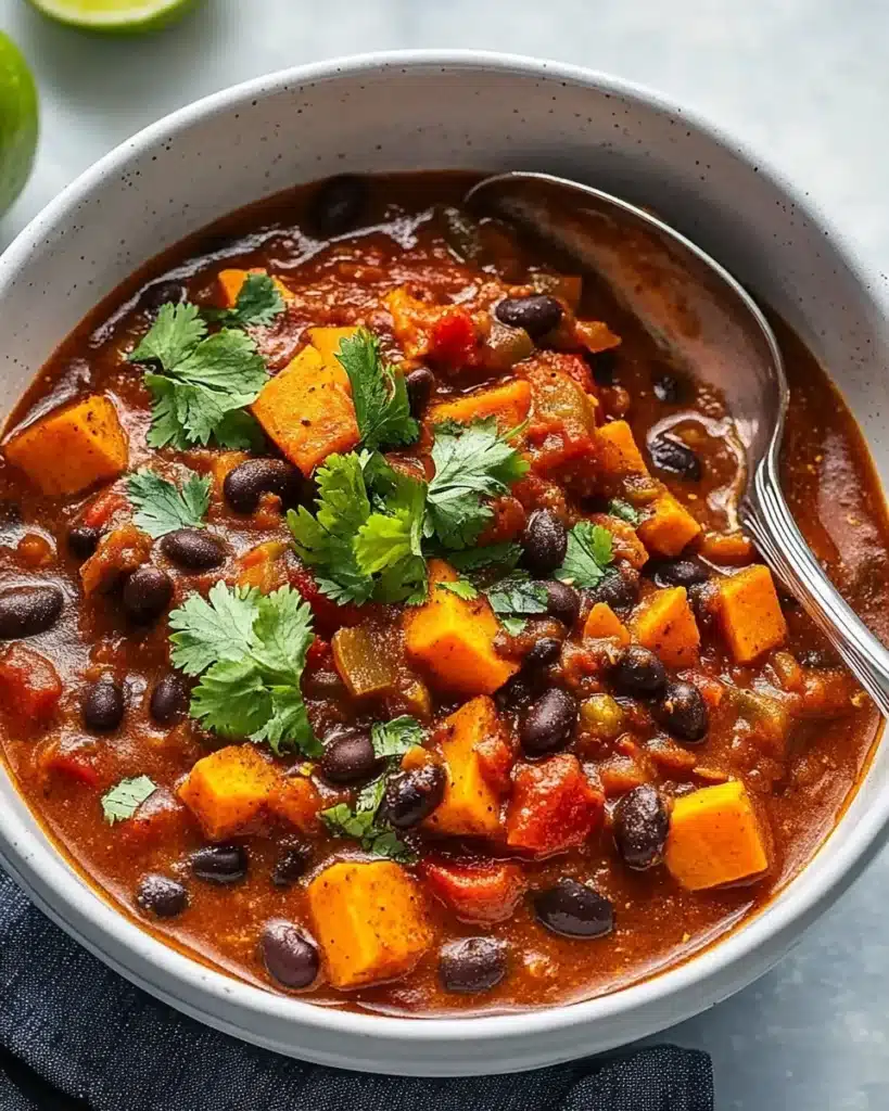 Sweet Potato & Black Bean Chili Recipe
