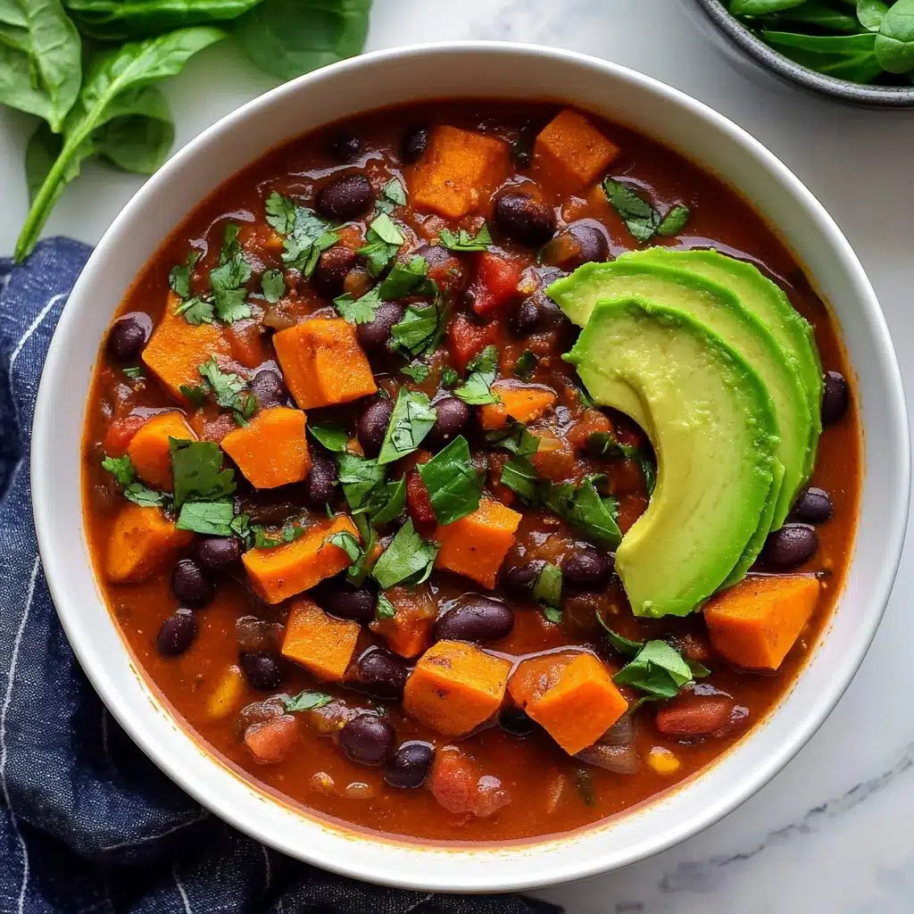 Sweet Potato & Black Bean Chili Recipe - Recipe Image