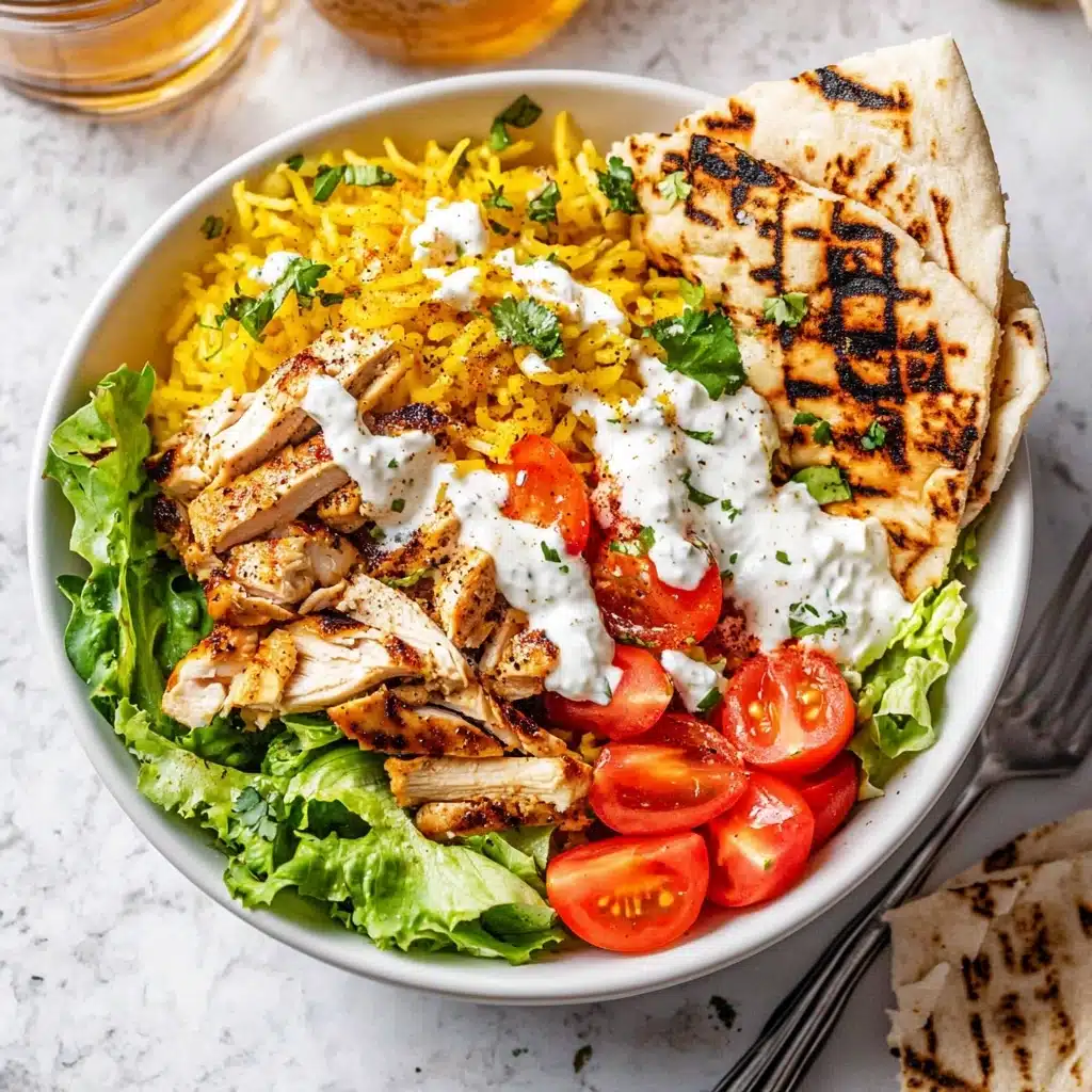 Chicken Over Rice Recipe - Recipe Image
