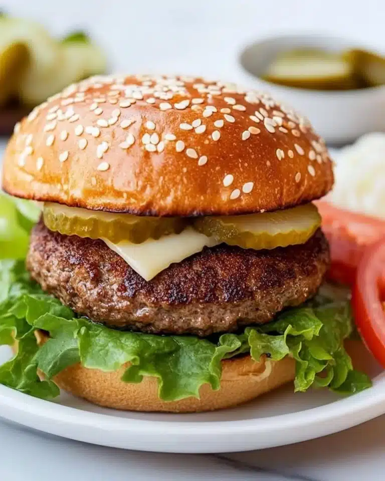 Steakhouse Burgers Recipe