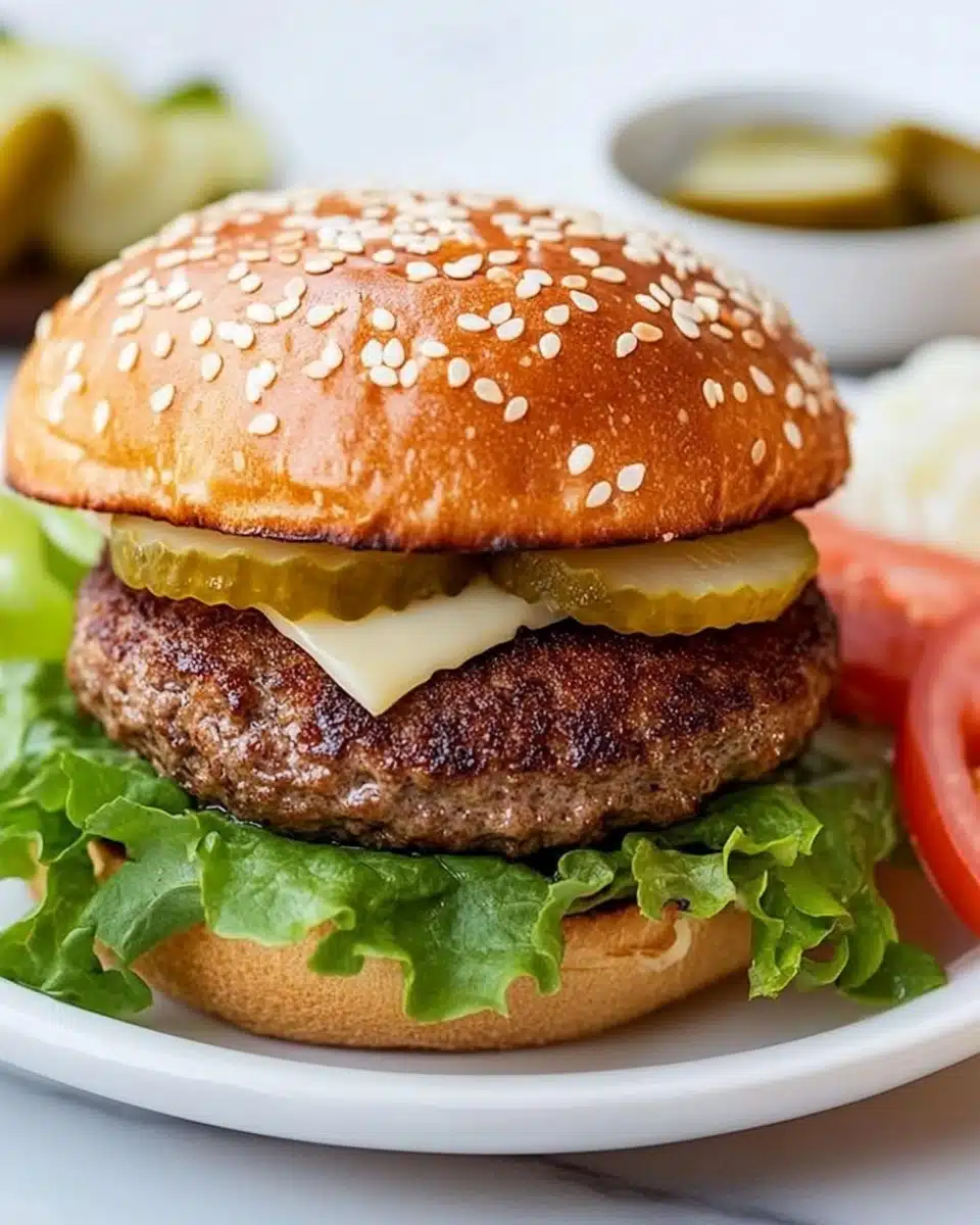 Steakhouse Burgers Recipe