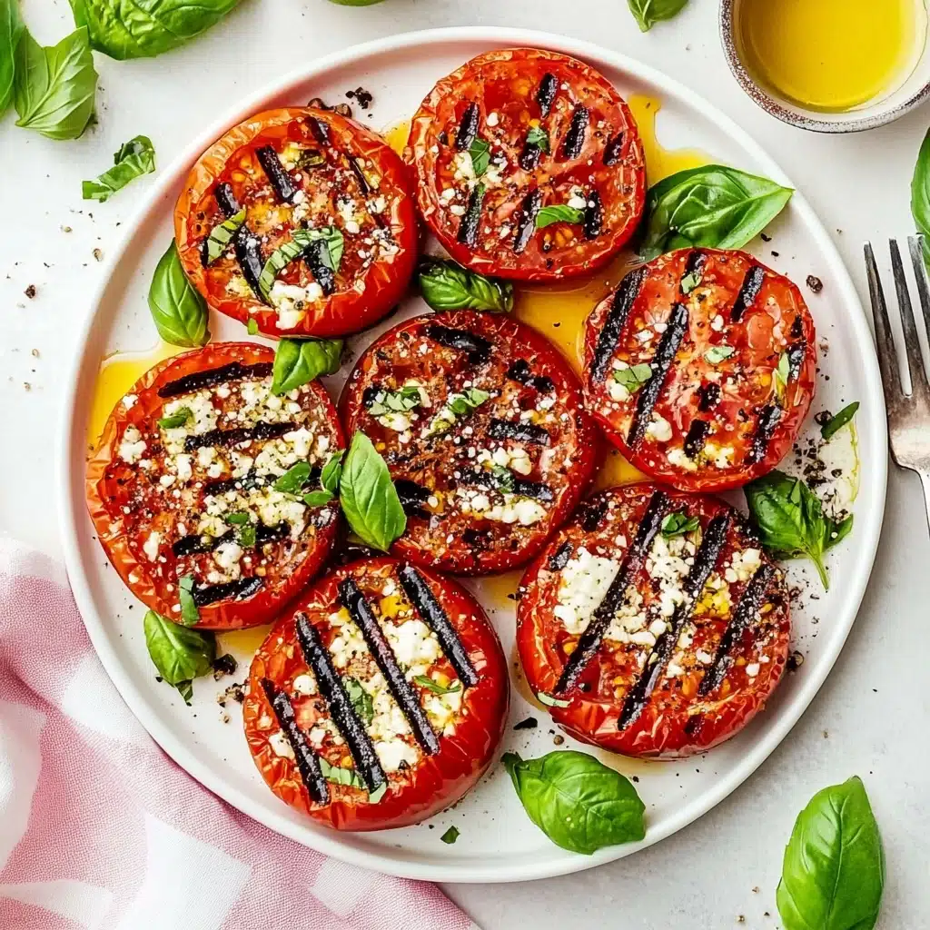 Grilled Tomato Caprese Salad Recipe - Recipe Image
