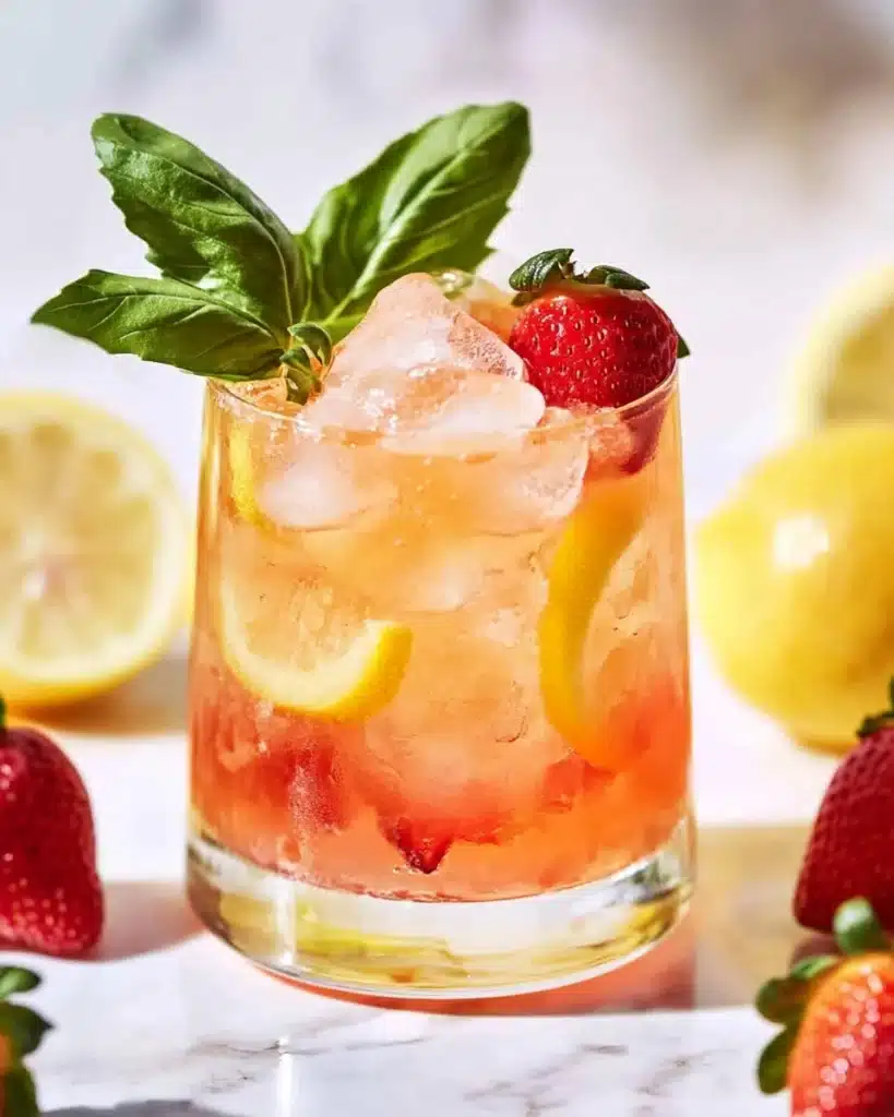 Strawberry Basil Lemonade Recipe