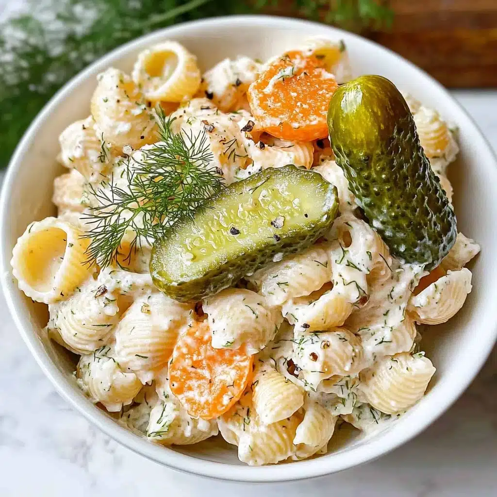 Dill Pickle Pasta Salad Recipe - Recipe Image