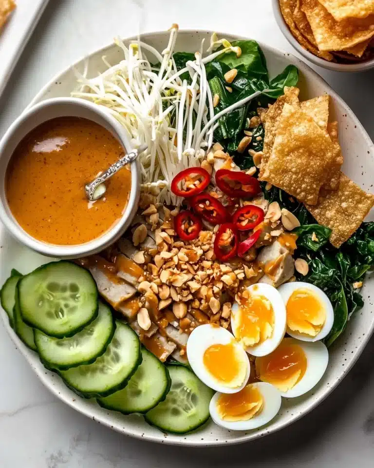 Gado Gado Salad with Peanut Sauce Recipe