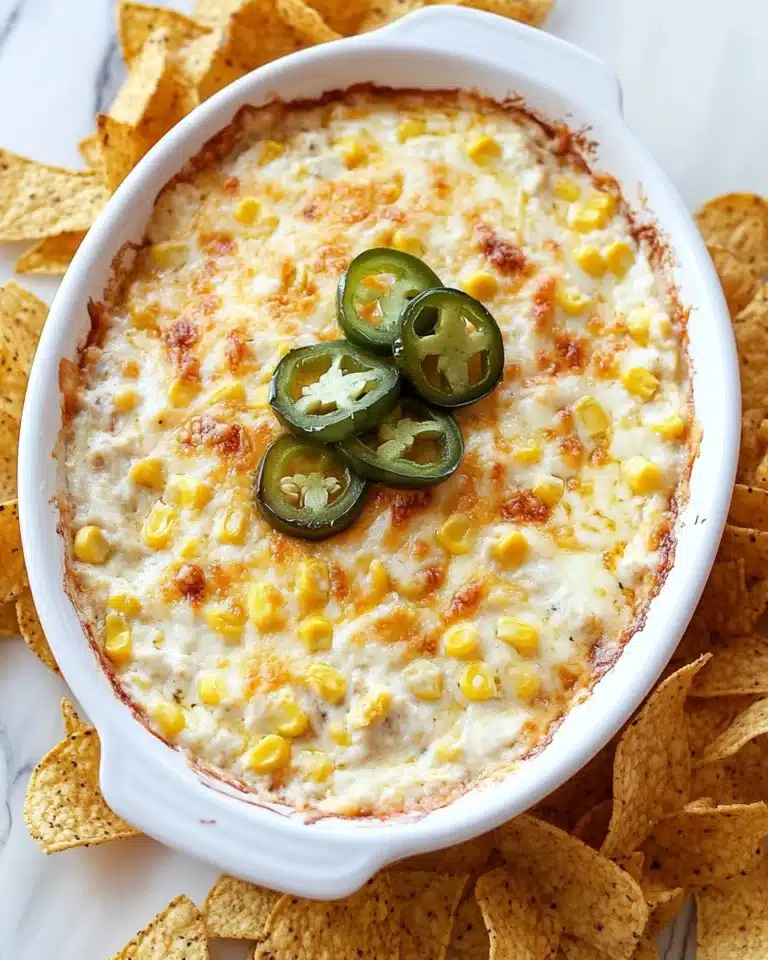 Jalapeno Corn Dip with Cream Cheese Recipe