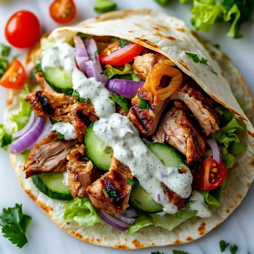 Mediterranean Chicken Gyros Recipe - Recipe Image