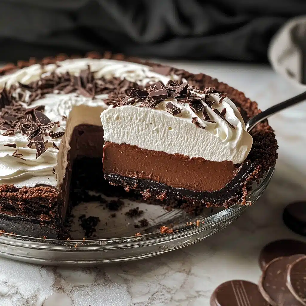 No-Bake Chocolate Cream Pie Recipe - Recipe Image