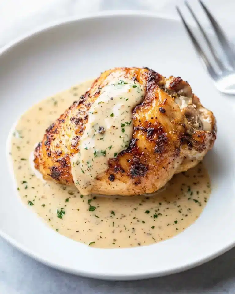Lemon Chicken in Dill Cream Sauce Recipe