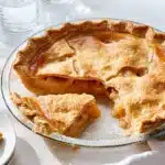 Peach Pie the Old Fashioned Two Crust Way Recipe