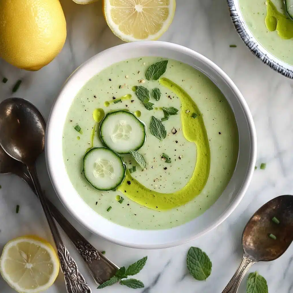 Chilled Cucumber Yogurt Soup Recipe - Recipe Image