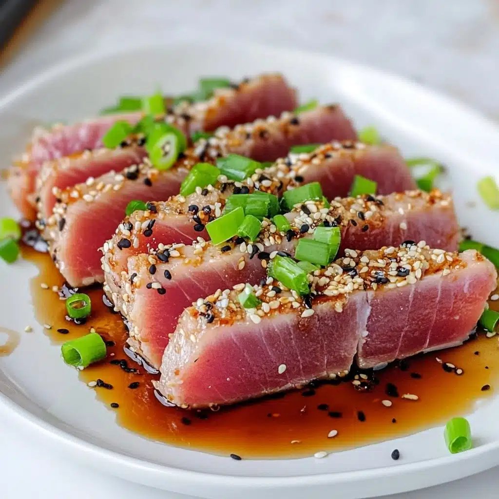 Six-Minute Seared Ahi Tuna Steaks Recipe - Recipe Image