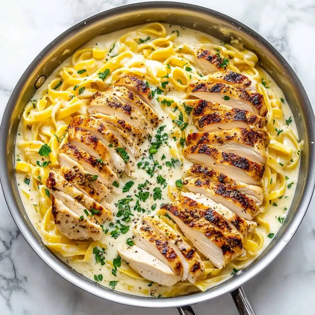 Creamy Chicken Alfredo Pasta Recipe - Recipe Image