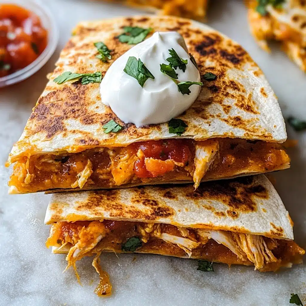 Cheesy Chicken Quesadillas Recipe - Recipe Image