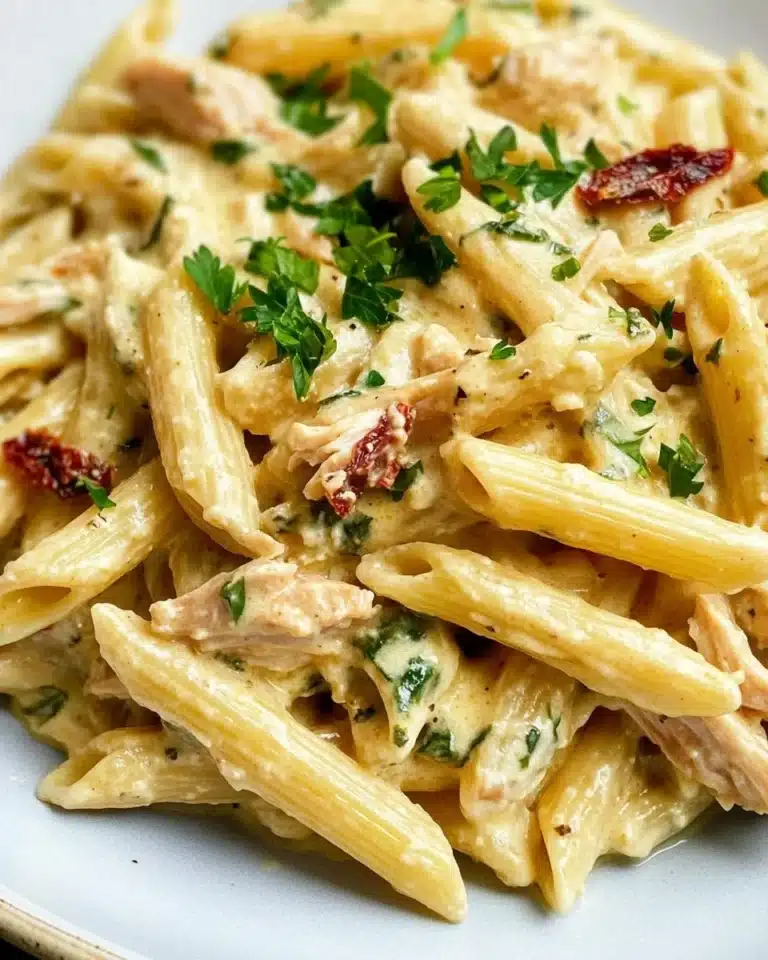 Garlic & Herb Rotisserie Chicken Pasta Recipe