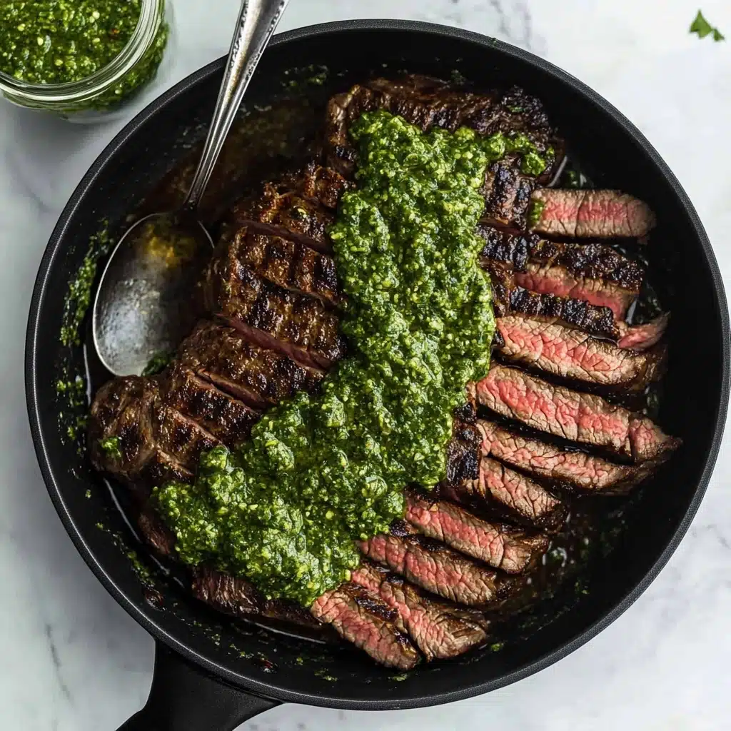 Flank Steak with Chimichurri Sauce Recipe - Recipe Image