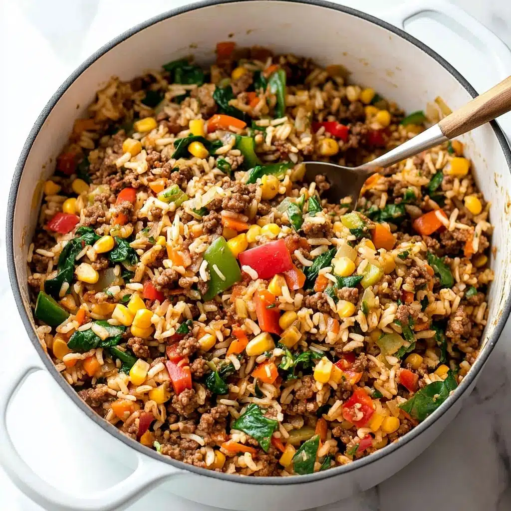 Beef and Rice with Veggies Recipe - Recipe Image
