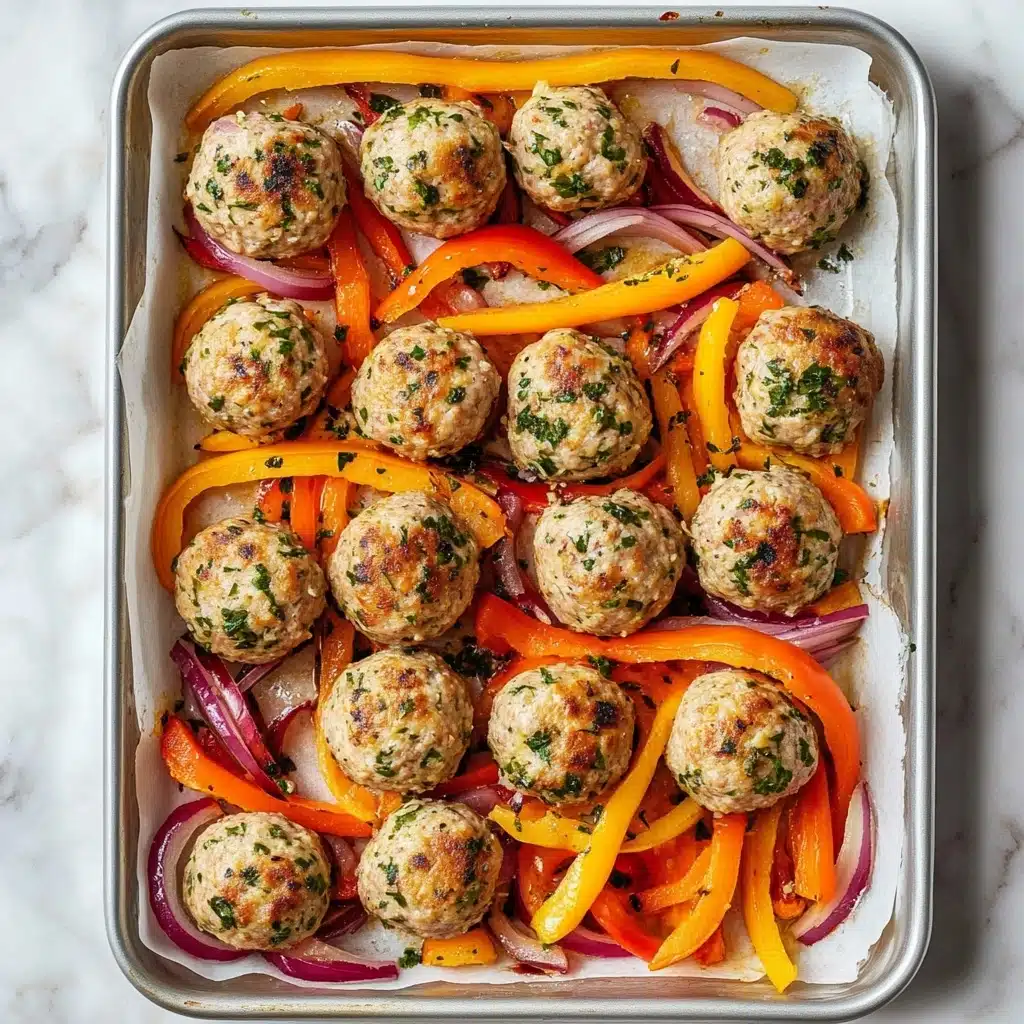 Greek Turkey Meatballs with Lemon Orzo & Creamy Feta Yogurt Sauce Recipe - Recipe Image