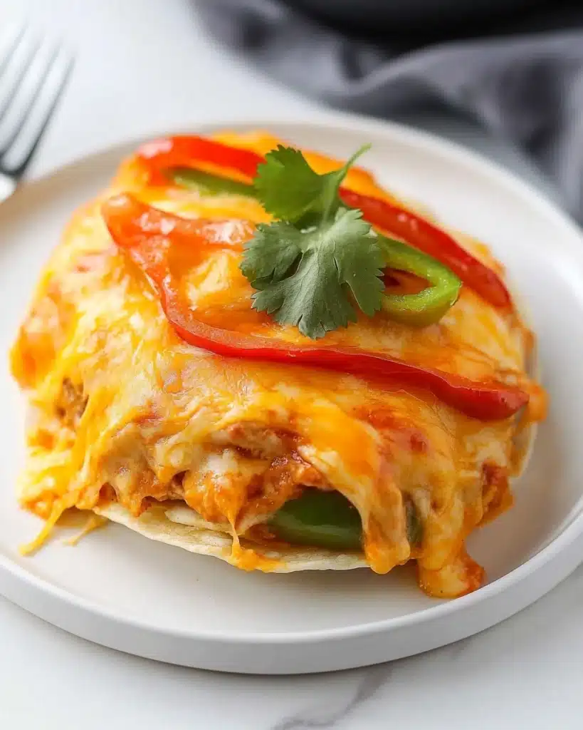 Cheesy Chicken Fajita Casserole Recipe