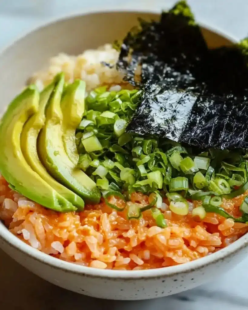 Salmon Avocado Rice Bowl Recipe