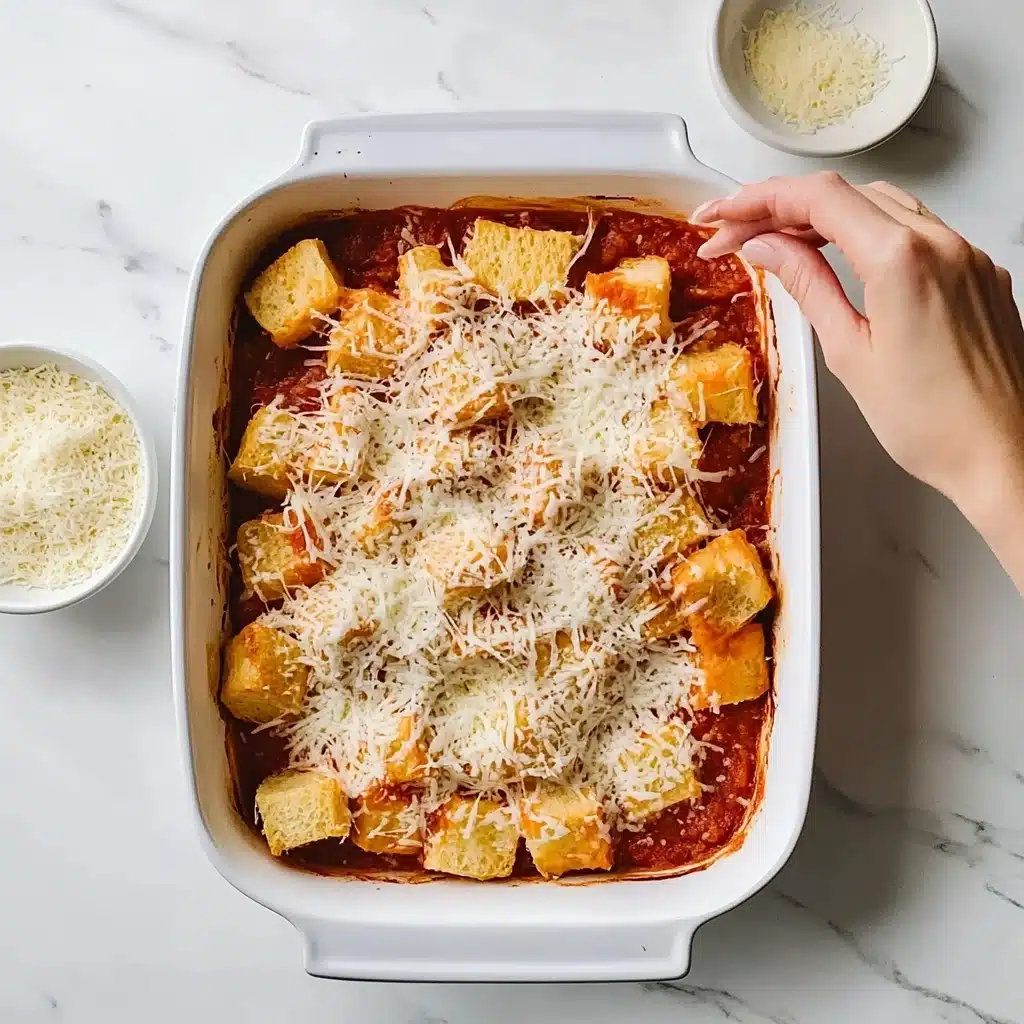 Tomato Soup and Grilled Cheese Casserole Recipe - Recipe Image