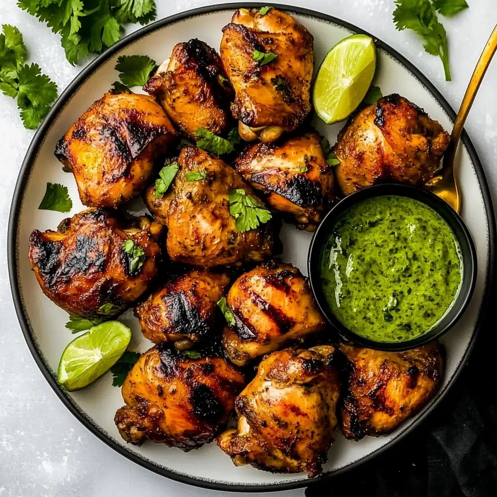 Peruvian Chicken with Green Sauce Recipe - Recipe Image
