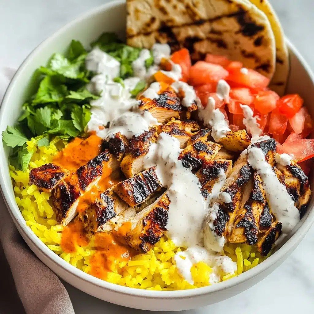 Chicken Over Rice Recipe - Recipe Image