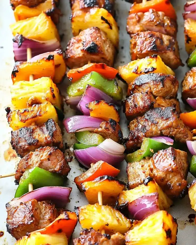 Hawaiian Chicken Kabobs Recipe