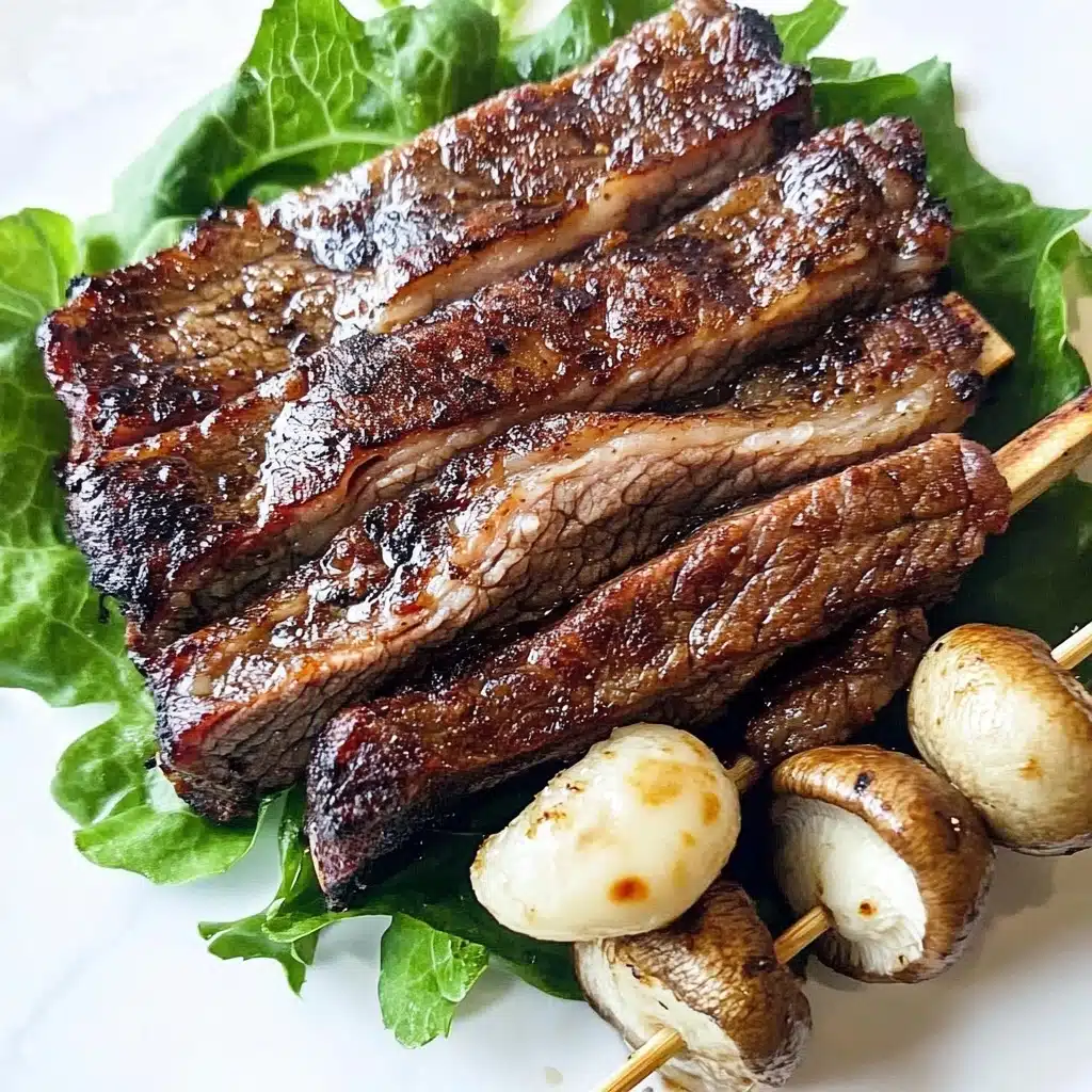 LA Style Grilled Beef Short Ribs Recipe - Recipe Image