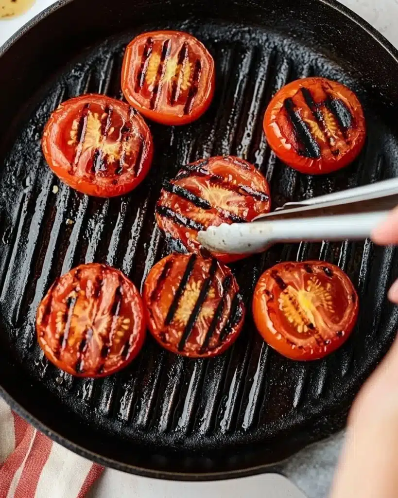Grilled Tomato Caprese Salad Recipe