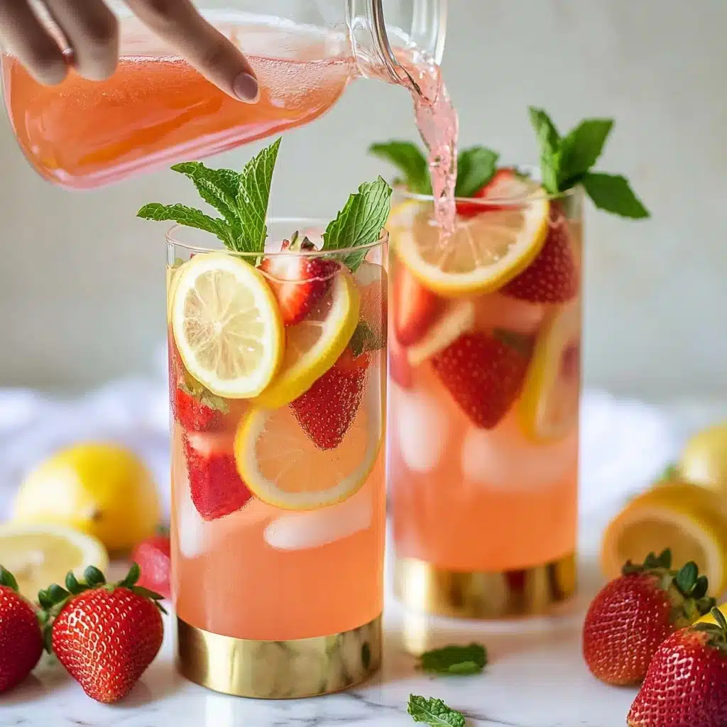 Strawberry Basil Lemonade Recipe - Recipe Image