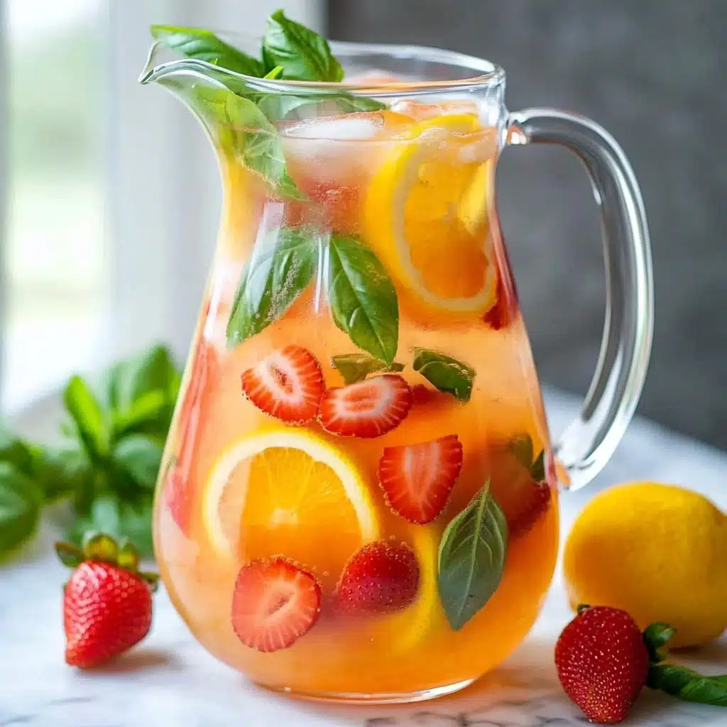 Strawberry Basil Lemonade Recipe - Recipe Image