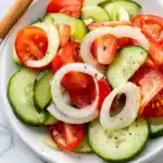Grandma Winnie’s Tomato, Cucumber, and Onion Salad Recipe