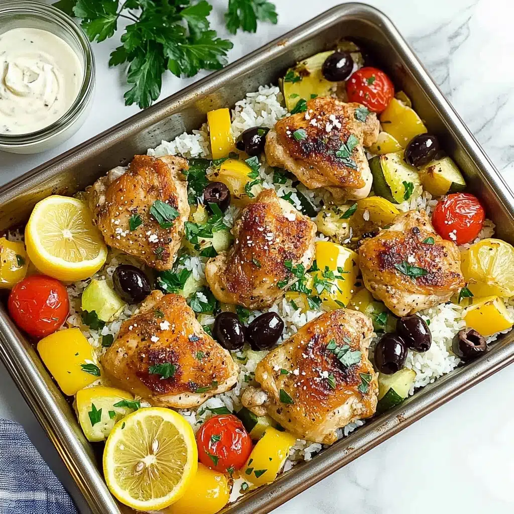 Greek Chicken with Feta and Kalamata Olives Recipe - Recipe Image