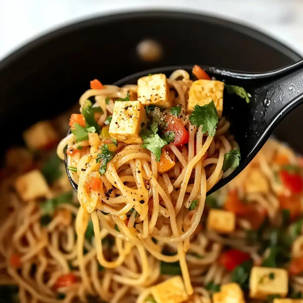 Spicy Instant Pot Peanut Noodles Recipe - Recipe Image