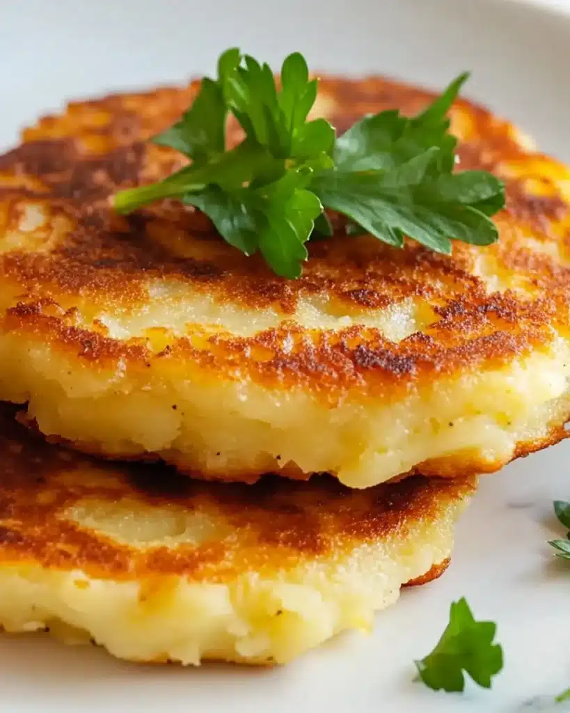 Cheesy Potato Pancakes Recipe
