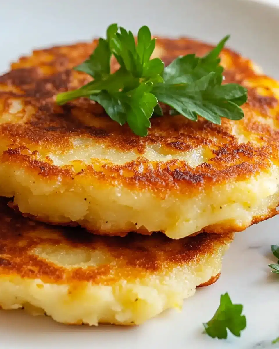 Cheesy Potato Pancakes Recipe