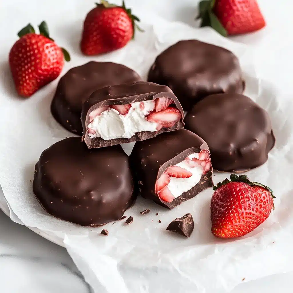 Chocolate Strawberry Yogurt Clusters Recipe - Recipe Image