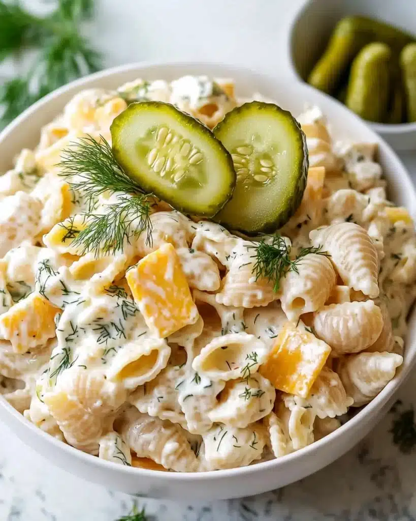 Dill Pickle Pasta Salad Recipe