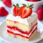 STRAWBERRY JELLO POKE CAKE Recipe
