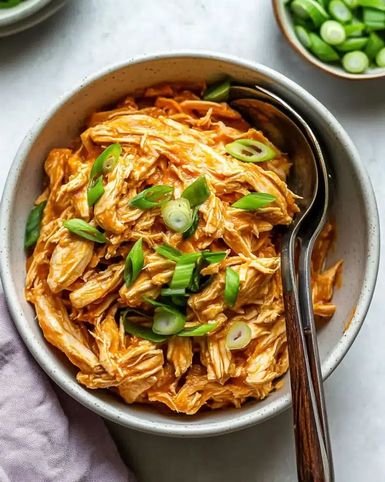 Easy Shredded Buffalo Chicken Recipe