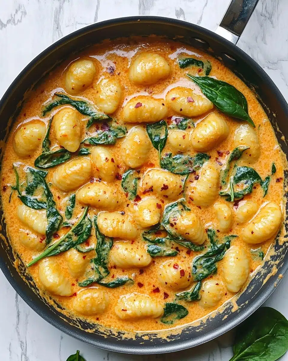 Creamy Spinach Gnocchi Recipe