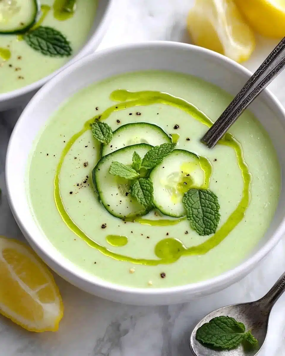 Chilled Cucumber Yogurt Soup Recipe