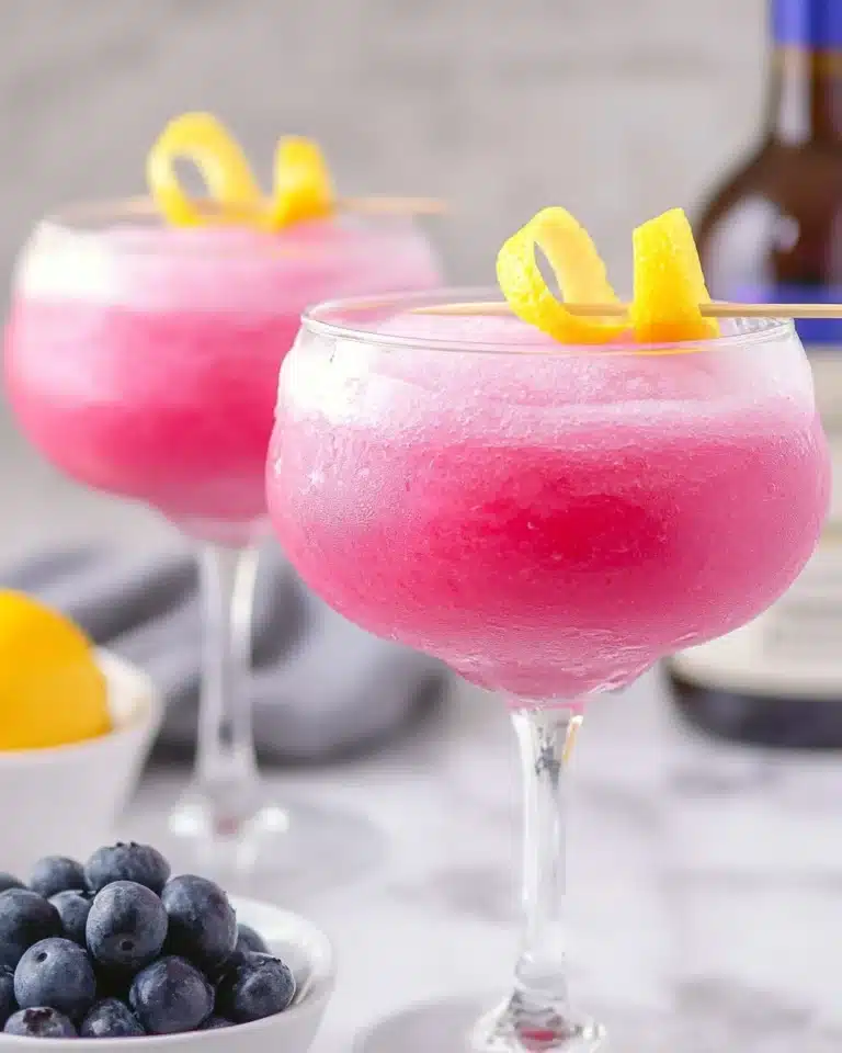 Blueberry Kombucha Cocktail or Mocktail Recipe