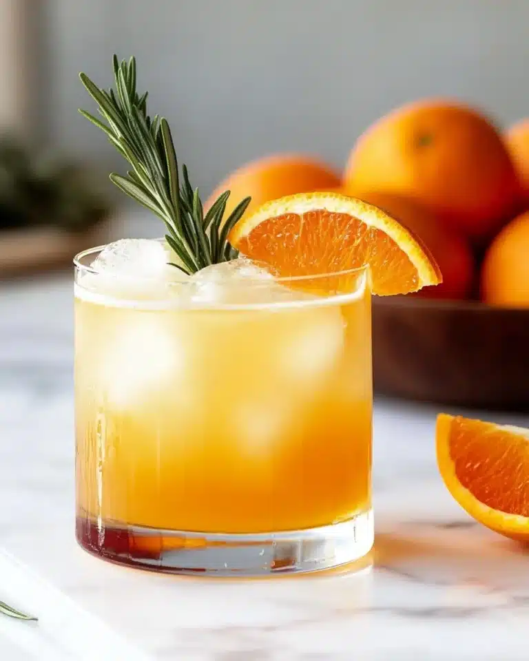 Citrus and Rosemary Spritz Cocktail Recipe