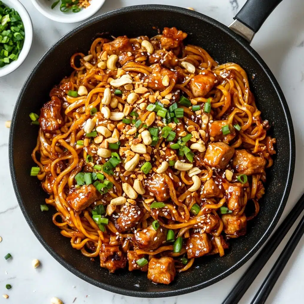 Kung Pao Chicken Noodles Recipe - Recipe Image