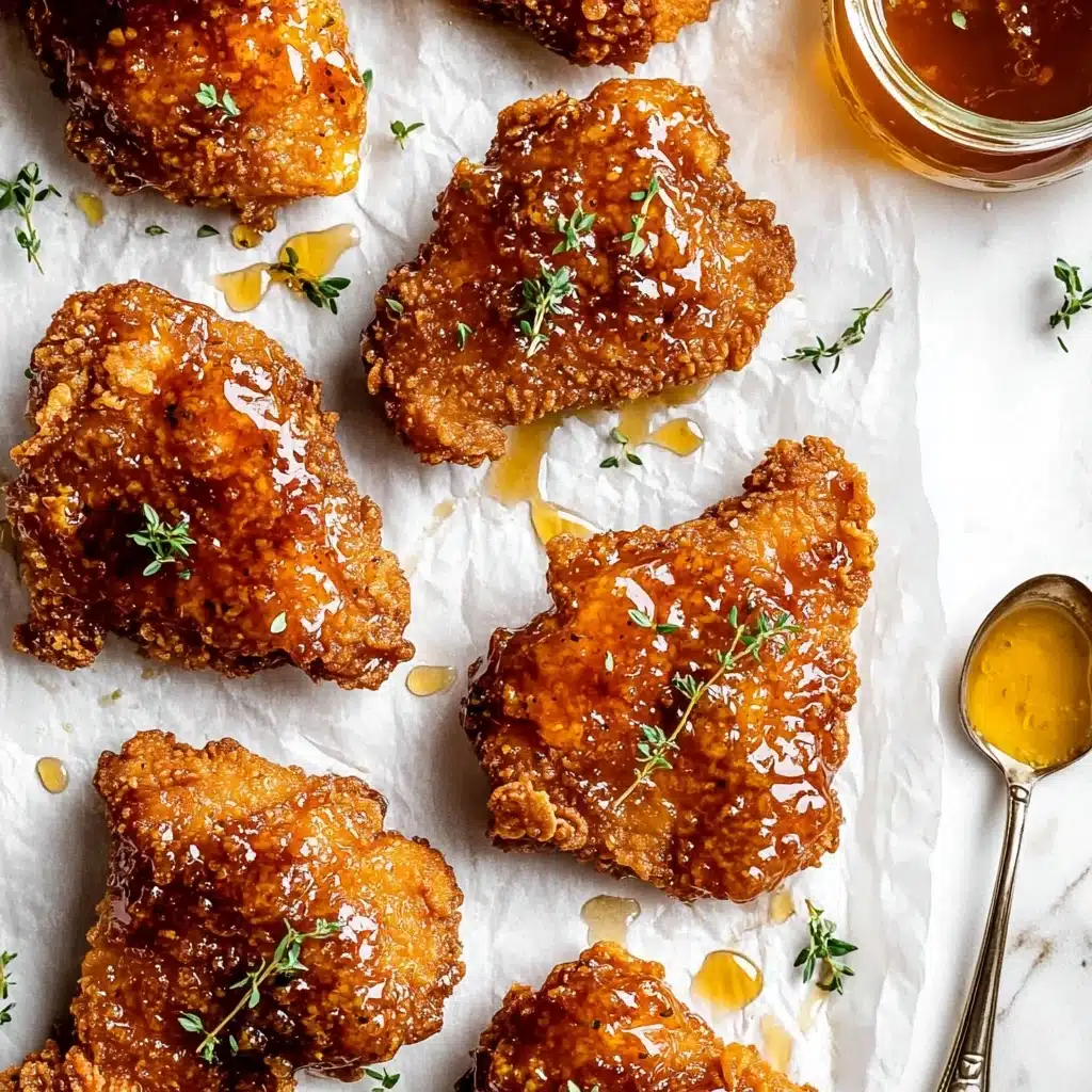Baked Crunchy Hot Honey Chicken Recipe - Recipe Image